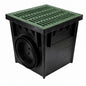 NDS 24 in Square Catch Basin Kit with Green Grate