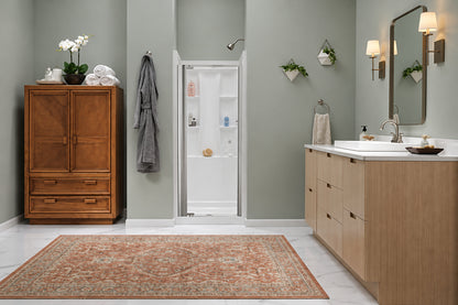 Delta Classic 500 60 in W x 73 25 in H x 32 in D 3 Piece Direct to Stud Alcove Shower Surrounds in High Gloss White