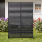 Lirago 75 In X 48 In Black Patio Privacy Screen With Stand