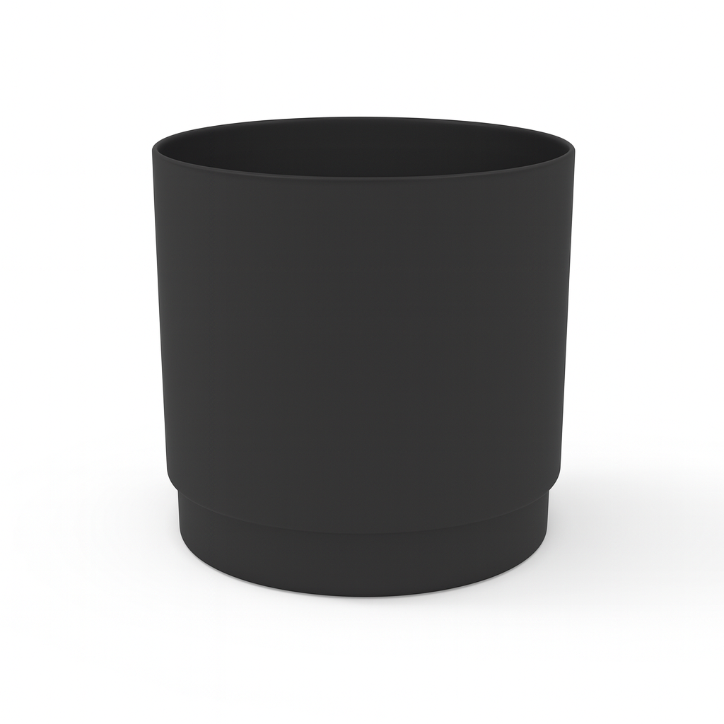 Vigoro 15.6 in. Lilliana SlateÂ Recycled Materials Indoor/Outdoor Planter (15.6 in. D x 15 in. H)