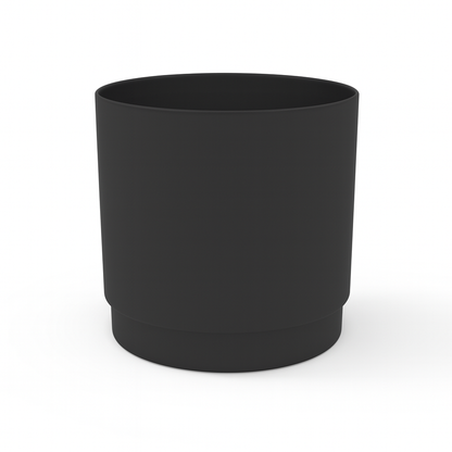 Vigoro 15.6 in. Lilliana SlateÂ Recycled Materials Indoor/Outdoor Planter (15.6 in. D x 15 in. H)