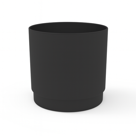 Vigoro 15.6 in. Lilliana SlateÂ Recycled Materials Indoor/Outdoor Planter (15.6 in. D x 15 in. H)