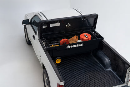 Husky 71 in. Graphite Aluminum Full Size Low Profile Crossover Truck Tool Box