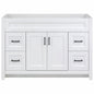 Home Decorators Collection Ridge 48 in W x 22 in D x 34 in H Bath Vanity Cabinet without Top in White RG48 WH