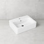 20 in. Ceramic Rectangular Vessel Bathroom Sink in White