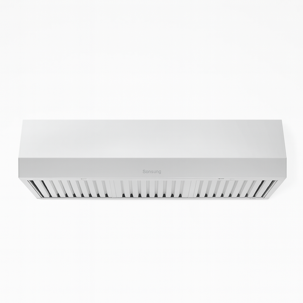 Vissani Sarela 30 in. W x 7 in. H 500CFM Convertible Under Cabinet Range Hood in Stainless Steel with LED Lights and Filter