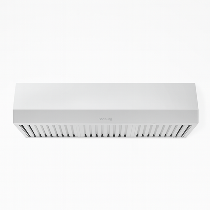 Vissani Sarela 30 in. W x 7 in. H 500CFM Convertible Under Cabinet Range Hood in Stainless Steel with LED Lights and Filter