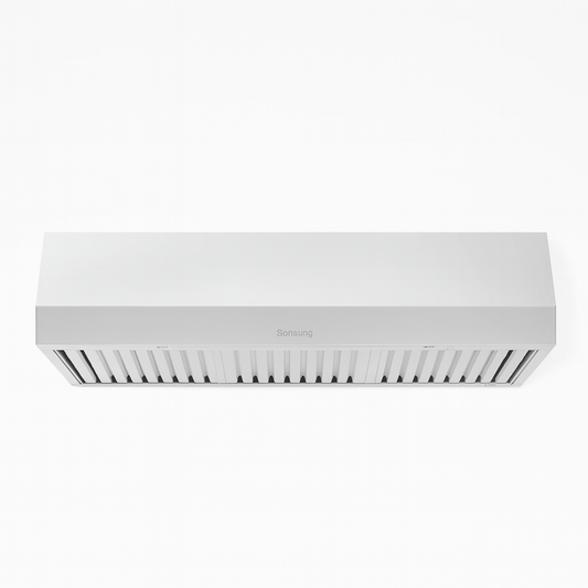 Vissani Sarela 30 in. W x 7 in. H 500CFM Convertible Under Cabinet Range Hood in Stainless Steel with LED Lights and Filter