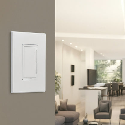 Feit Electric Smart Wi Fi Connected White Dimmer Switch for Dimmable 150W LED and 450W Incandescent Bulbs Single Pole or 3 Way 3 Pack DIM WIFI