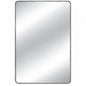 Home Decorators Collection 24 in W x 30 in H Rectangular Aluminum Framed Wall Bathroom Vanity Mirror in Black Screws Not Included 2430 AL067B