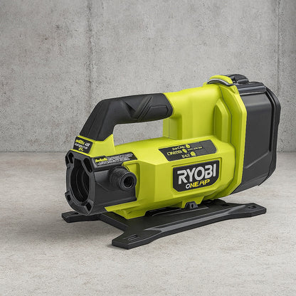 RYOBI ONE HP 18V 1 4 hp Cordless Battery Powered Transfer Pump with 2 0 Ah Battery and Charger