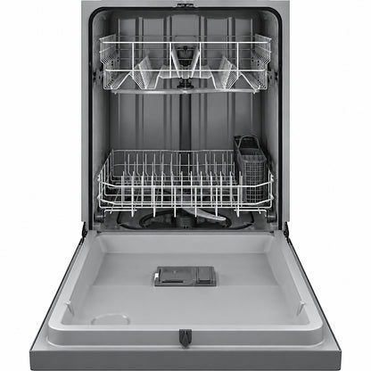 GE 24 in Built In Tall Tub Front Control Stainless Steel Dishwasher with 60 dBA ENERGY STAR GDF460PSTSS