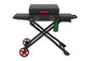 Nexgrill Daytona 2-Burner Propane Gas Grill 21 in. Flat Top Griddle with Foldable Cart in Black