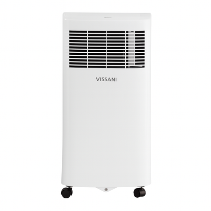 Vissani 5,000 (DOE) BTU 115-Volt Portable Air Conditioner for 150 sq. ft. Rooms Dehumidifies and Remote in White