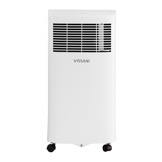 Vissani 5,000 (DOE) BTU 115-Volt Portable Air Conditioner for 150 sq. ft. Rooms Dehumidifies and Remote in White