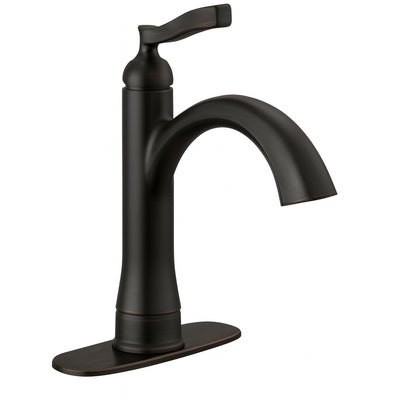 Faryn Single Handle Single Hole Bathroom Faucet in Oil Rubbed Bronze