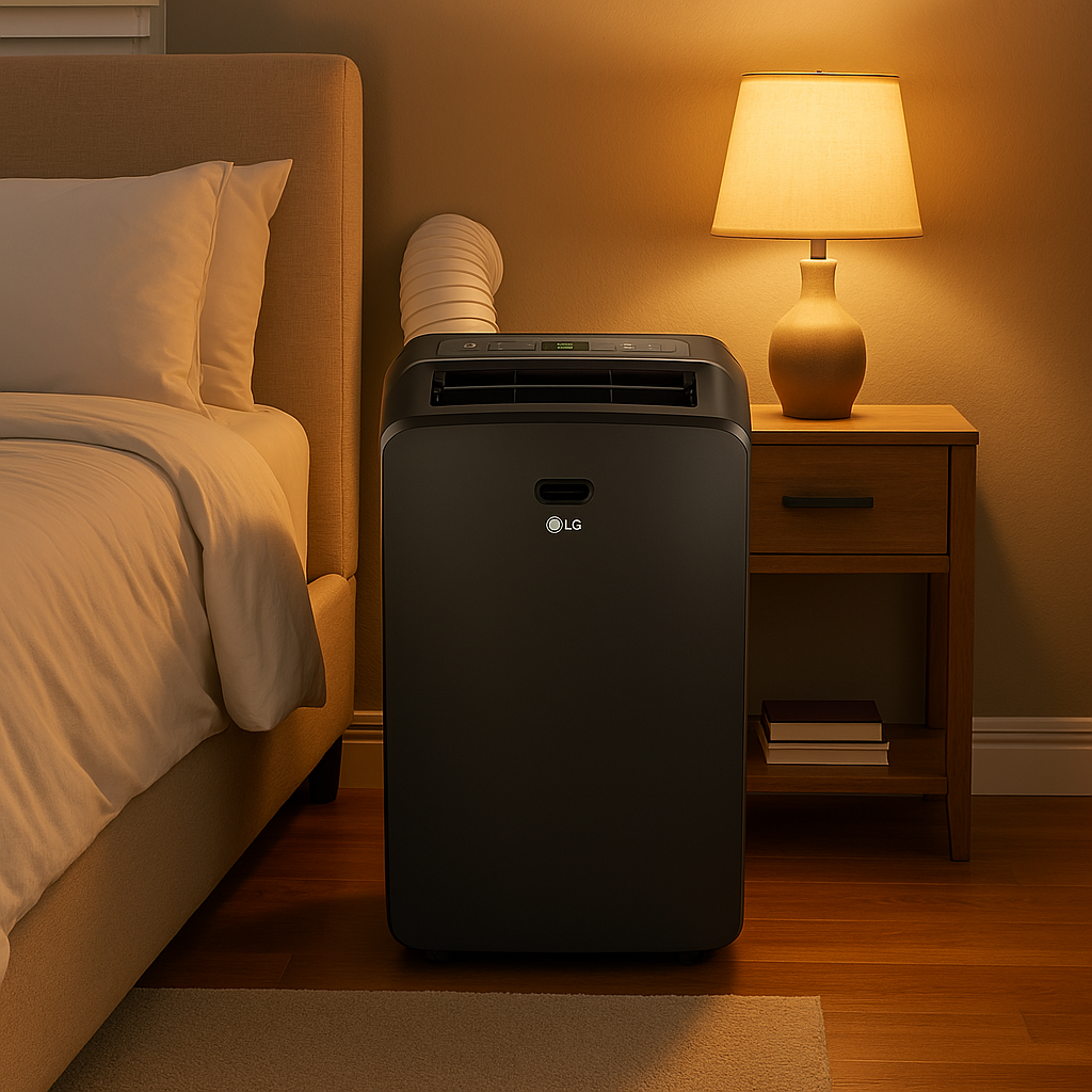 Vissani 8000 BTU DOE 115-Volt Portable Air Conditioner Dehumidifier with Remote in White MAP08R1CWT