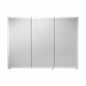 Croydex Texoma 36 in W x 30 in H Triple Door White Steel Surface Mount Medicine Cabinet with Mirror