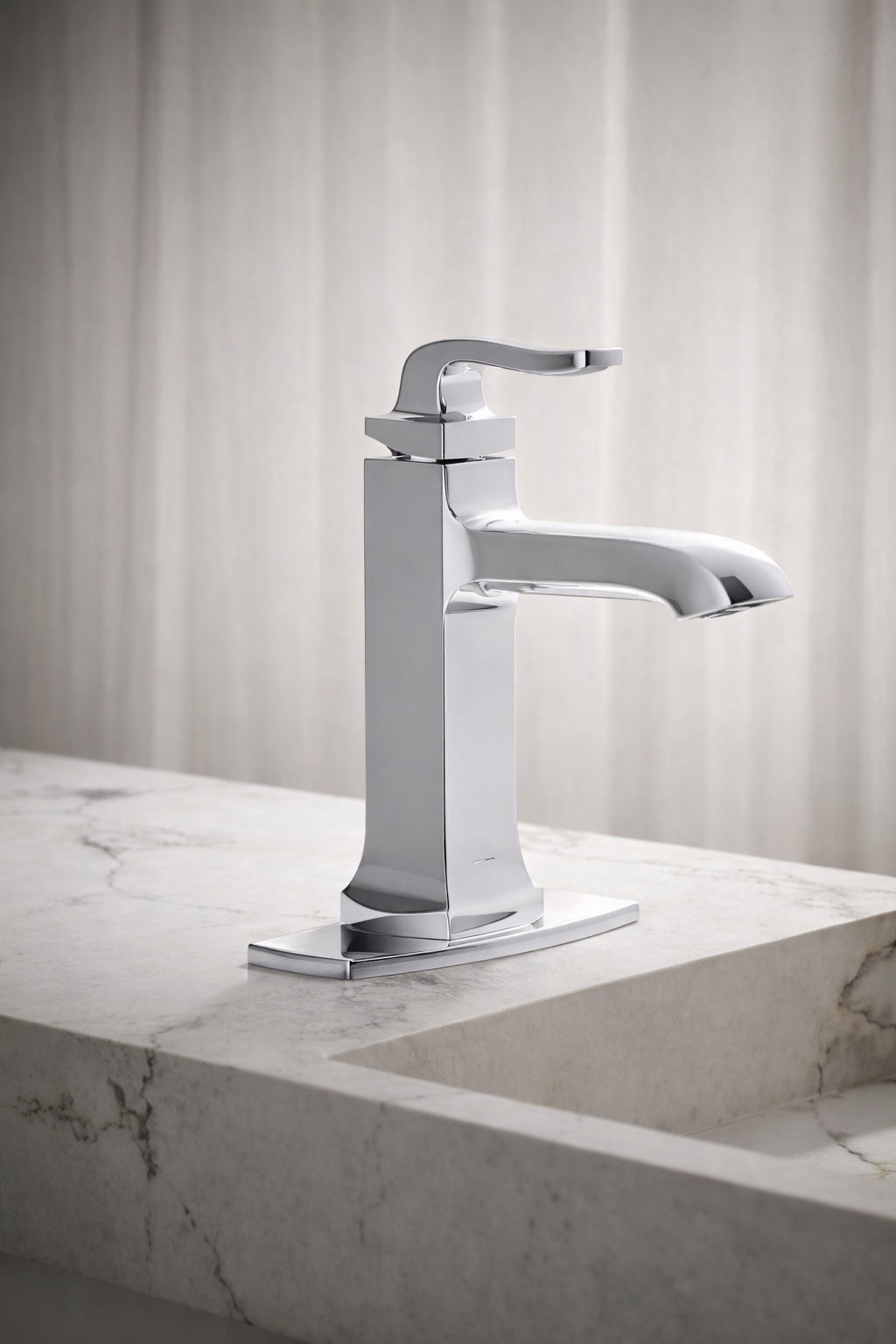 Kohler Rubicon Single Hole Single Handle Bathroom Faucet In Polished Chrome