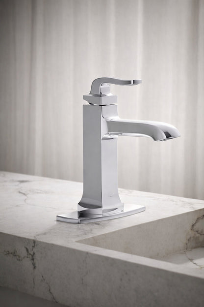 Kohler Rubicon Single Hole Single Handle Bathroom Faucet In Polished Chrome