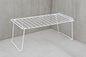 Stacking Cabinet Shelf Rack Kitchen Large 16 x 10 in.- White