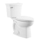 American Standard Rumson 2-Piece 1.28 GPF Single Flush Elongated Toilet in White Seat is Included