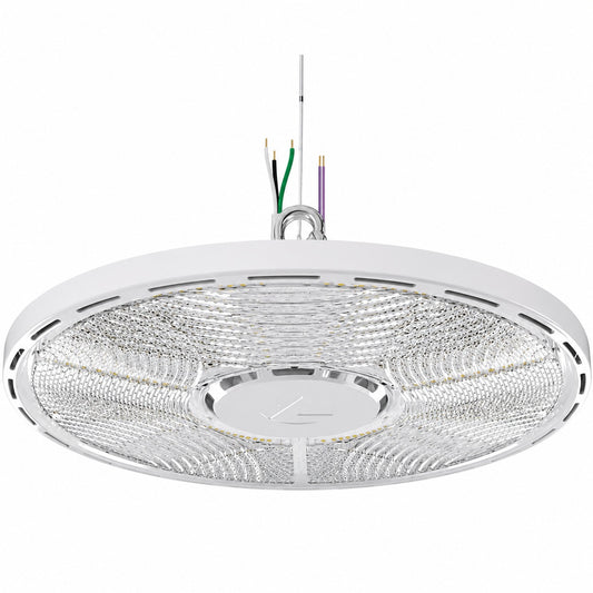 Lithonia Lighting Contractor Select CPRB 400 Watt Equivalent Integrated LED White High Bay Light Fixture Switchable CCT CPRB ALO14 UVOLT SWW9 80CRI DWH