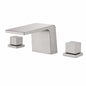 FLG 2 Handle Tub Deck Mount Roman Tub Faucet Waterfall Bath Tub Filler in Brushed Nickel