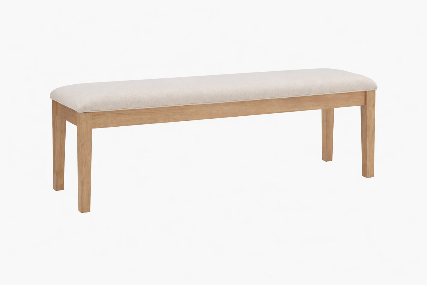 Linon Home Decor Jenny Natural Dining Bench Without Back 50 in