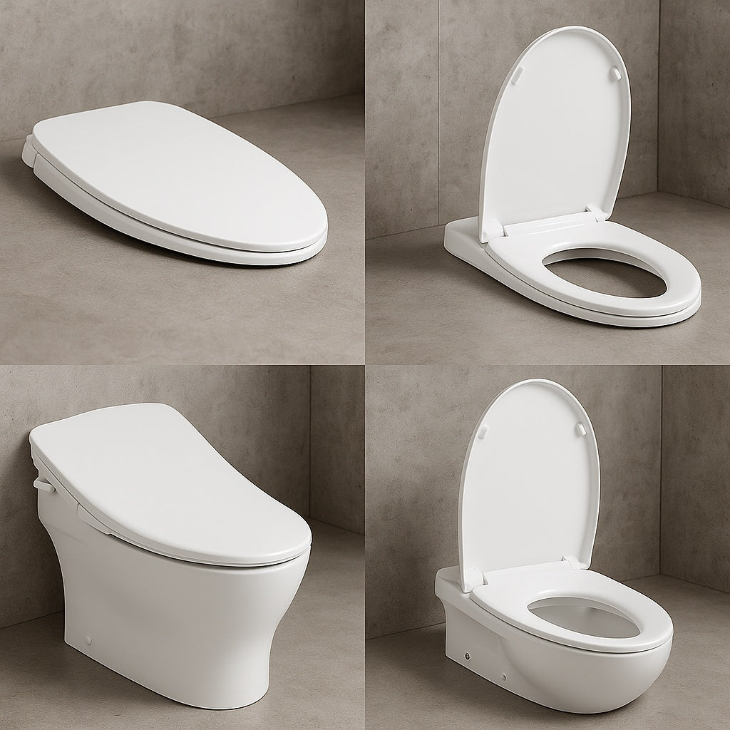 BIO BIDET HD 7500 Electric Bidet Seat for Elongated Toilets in White HD 7500
