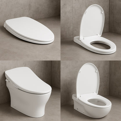 BIO BIDET HD 7500 Electric Bidet Seat for Elongated Toilets in White HD 7500