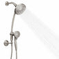 Moen Attract Magnetix 6 Spray 6 75 In Dual Wall Mount Fixed And Handheld Shower Heads 1 75 Gpm With Slidebar In Chrome