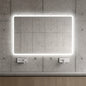 HOMLUX 55 in. W x 36 in. H Rectangular Frameless LED Light with 3-Color and Anti-Fog Wall Mounted Bathroom Vanity Mirror