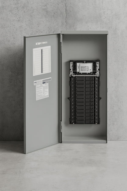 30 Space Outdoor Load Center with 125 Amp Main Circuit Breaker LR312 BDD LR312 BDD