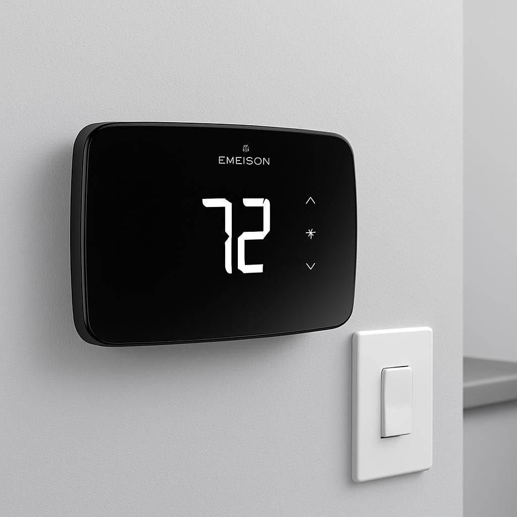 Sensi Lite Wi-Fi 7-Day Programmable Thermostat, Touchscreen Display, Data Privacy, C-Wire Not Required