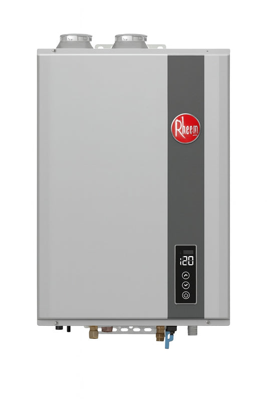 Rheem Performance Platinum 9.5 GPM Smart Super High Efficiency Indoor or Outdoor Natural Gas Tankless Water Heater