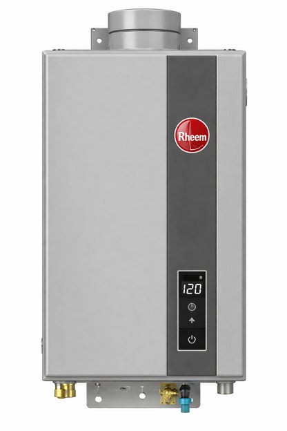 Rheem Performance Plus 7 0 GPM Non Condensing Indoor Liquid Propane Tankless Water Heater