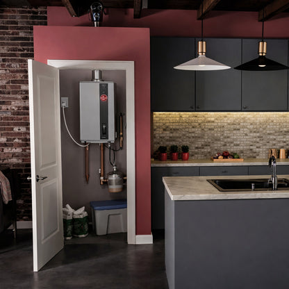 Rheem Performance Plus 9 5 GPM Smart Non Condensing Indoor Natural Gas Tankless Water Heater