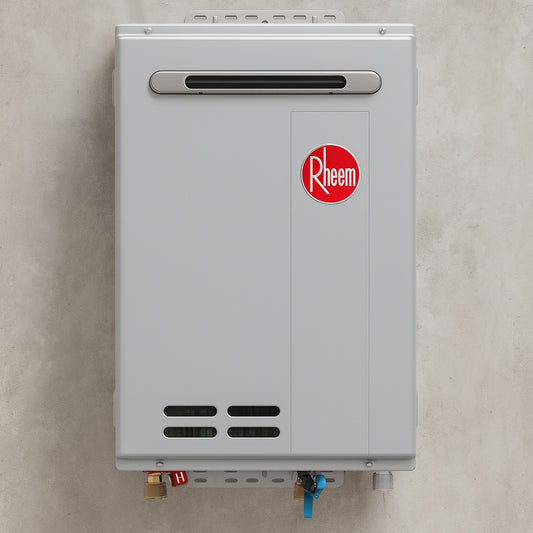 Rheem Performance Plus 8 4 GPM Smart Non Condensing Outdoor Natural Gas Tankless Water Heater