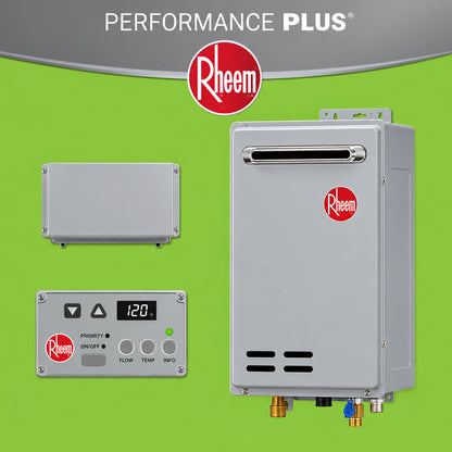 Rheem Performance Plus 8 4 GPM Smart Non Condensing Outdoor Natural Gas Tankless Water Heater ECO180XELN 3