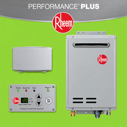 Rheem Performance Plus 8 4 GPM Smart Non Condensing Outdoor Liquid Propane Tankless Water Heater ECO180XELP 3