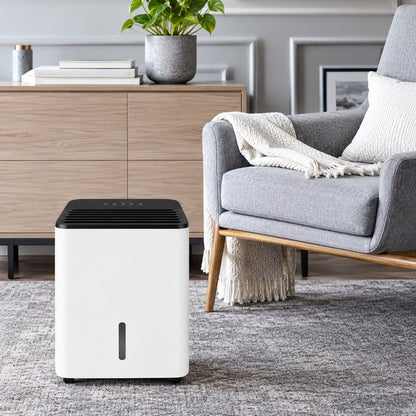 Frigidaire 22 pt 350 sq ft Dehumidifier with Bucket in White FFAD2234W1