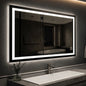 HOMEIBRO 36 in. x 30 in. Frameless LED Mirror, 3-Color Light