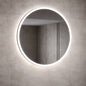 HOMEIBRO 40 in W x 40 in H Round Frameless LED Light with 3 Color and Anti Fog Wall Mounted Bathroom Vanity Mirror