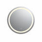HOMEIBRO 40 in W x 40 in H Round Frameless LED Light with 3 Color and Anti Fog Wall Mounted Bathroom Vanity Mirror