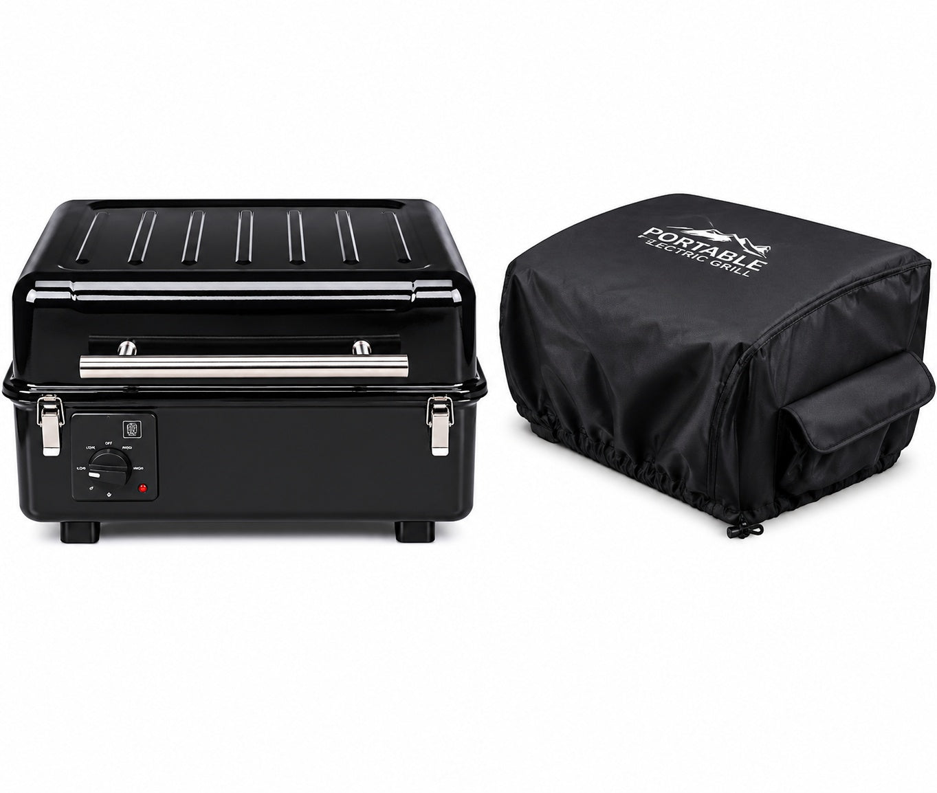 Traeger Ranger Pellet Grill and Smoker in Black with Cover