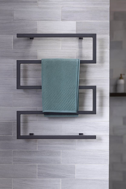 Swiss Madison Voltaire 5-Bar Electric Towel Warmer in Matte Black
