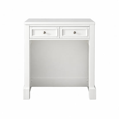 James Martin Vanities De Soto 31 4 in W x 23 5 in D x 34 9 in H Vanity Side Cabinet in Bright White