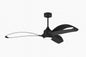 CRAFTMADE Bandeaux 60 in Indoor Outdoor Dual Mount Flat Black Ceiling Fan Smart Wi Fi Enabled Remote Integrated LED Light