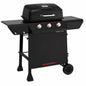 Megamaster 3 Burner Propane Gas Grill in Black